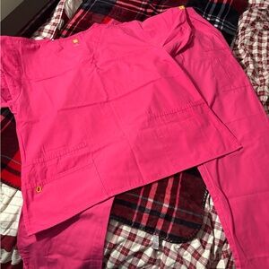 WonderWink Pink Scrub Set